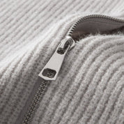 The Amalfi Wool Zipper Vest