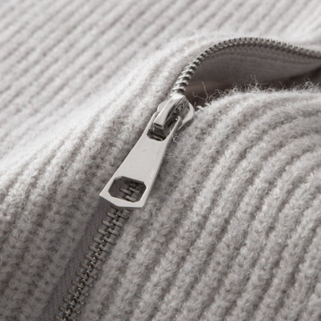 The Amalfi Wool Zipper Vest