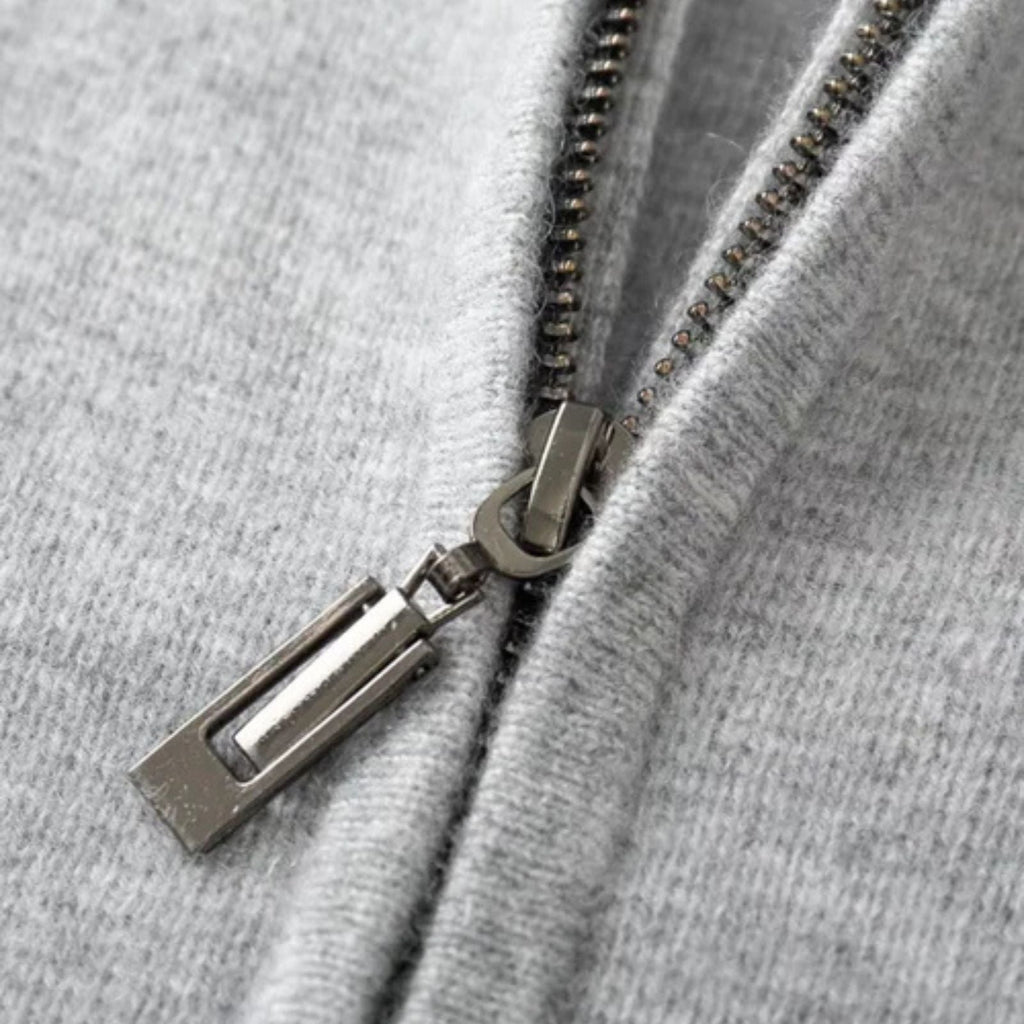 The Lucerne Merino Wool Zipper Hoodie