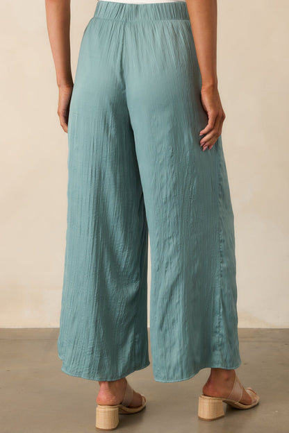 Z Supply Sage Green Sunset Satin Pants