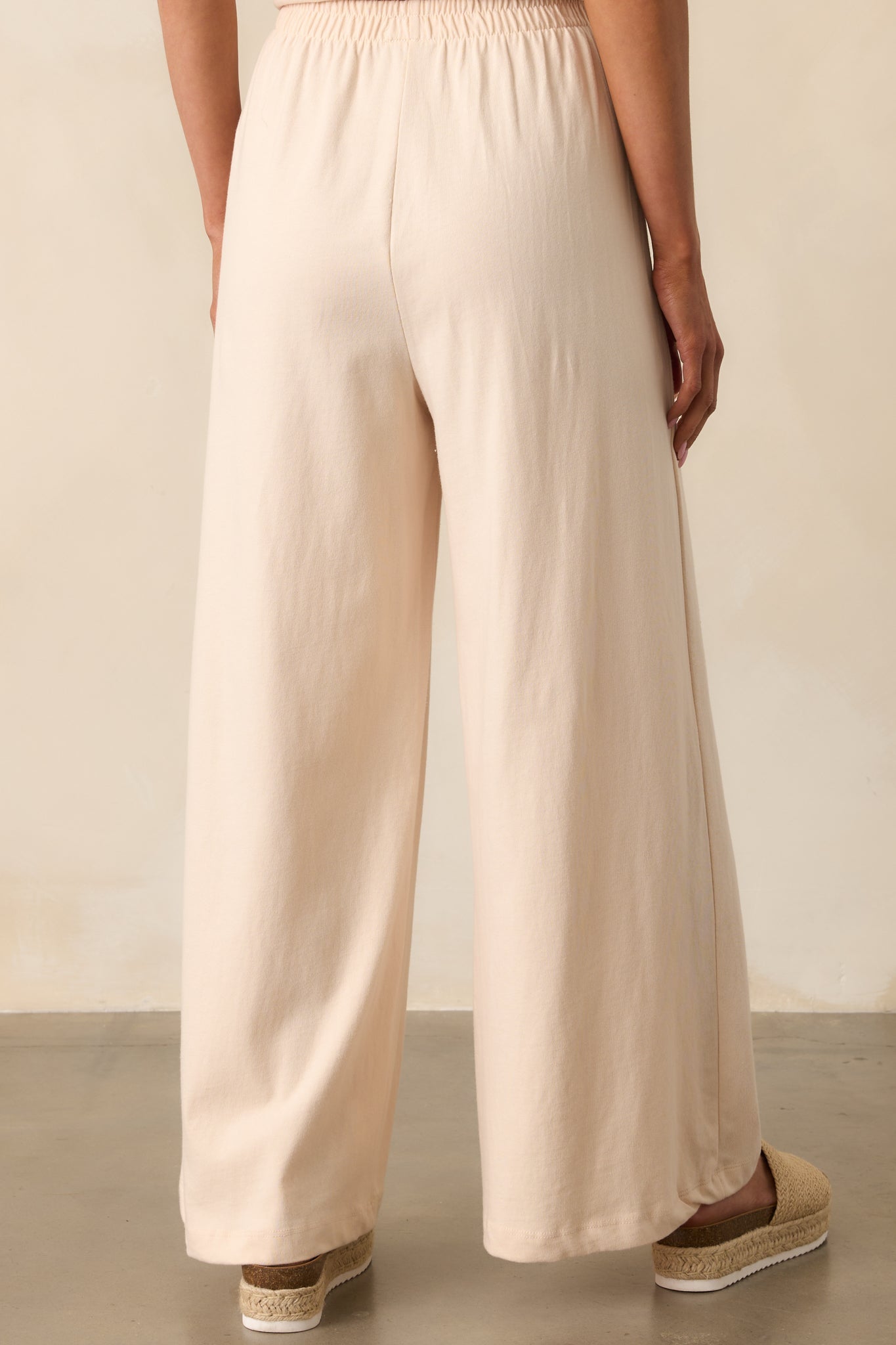 Z Supply Beige Cotton Scout Jersey Pants