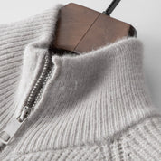 The Amalfi Wool Zipper Vest