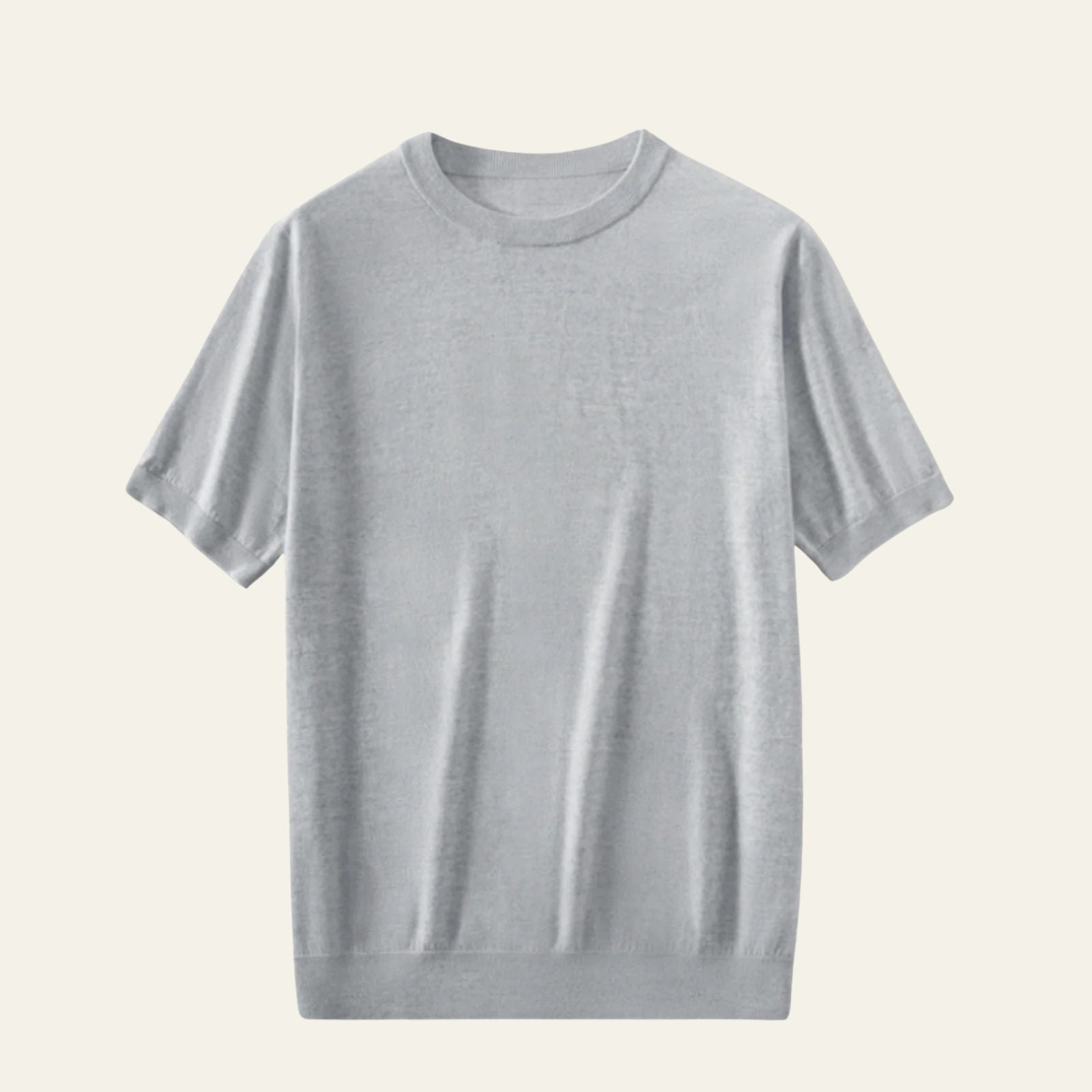 The Lisbon Wool Knit Casual T-Shirt