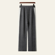 The Marseille Merino Wool Striped Straight-Leg Pant