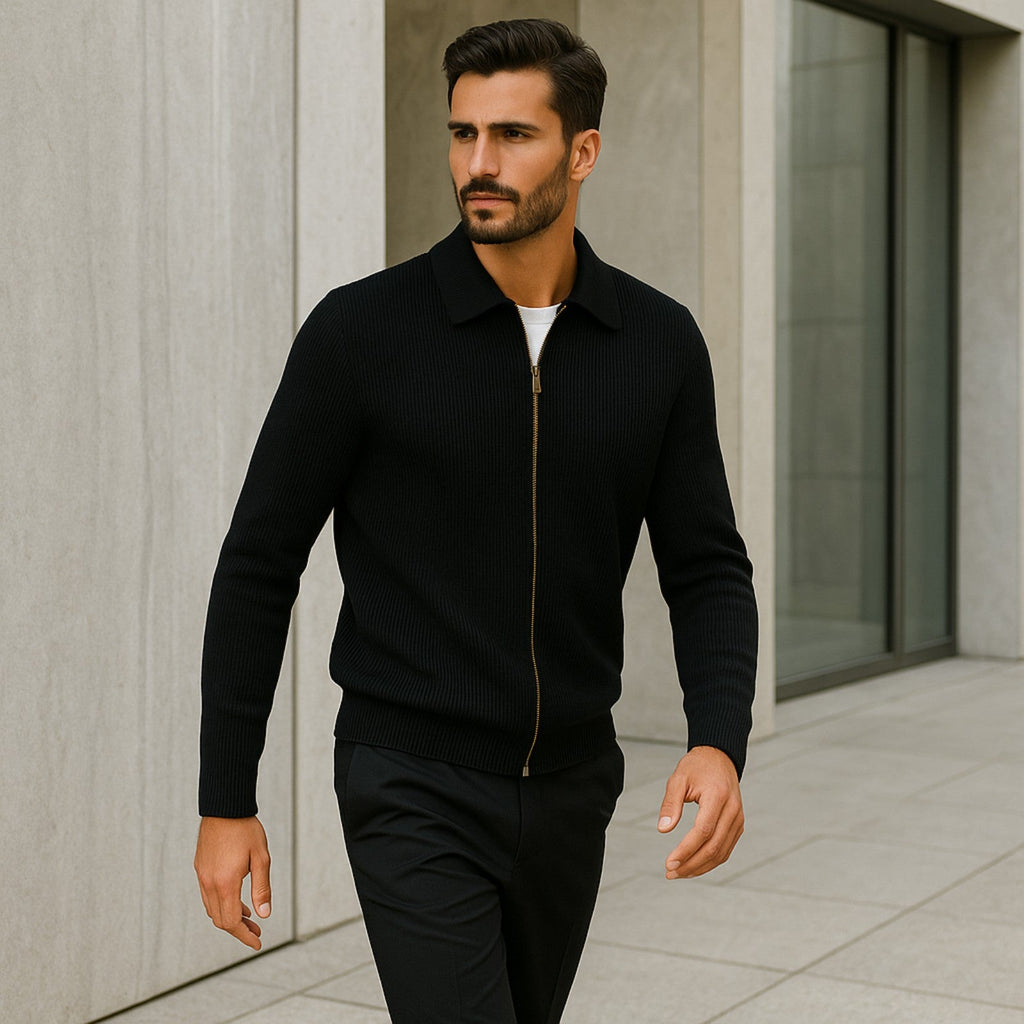 The Oxford Wool Turtleneck Vest