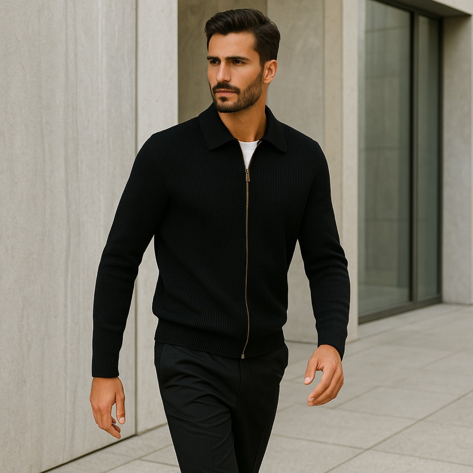 The Oxford Wool Turtleneck Vest