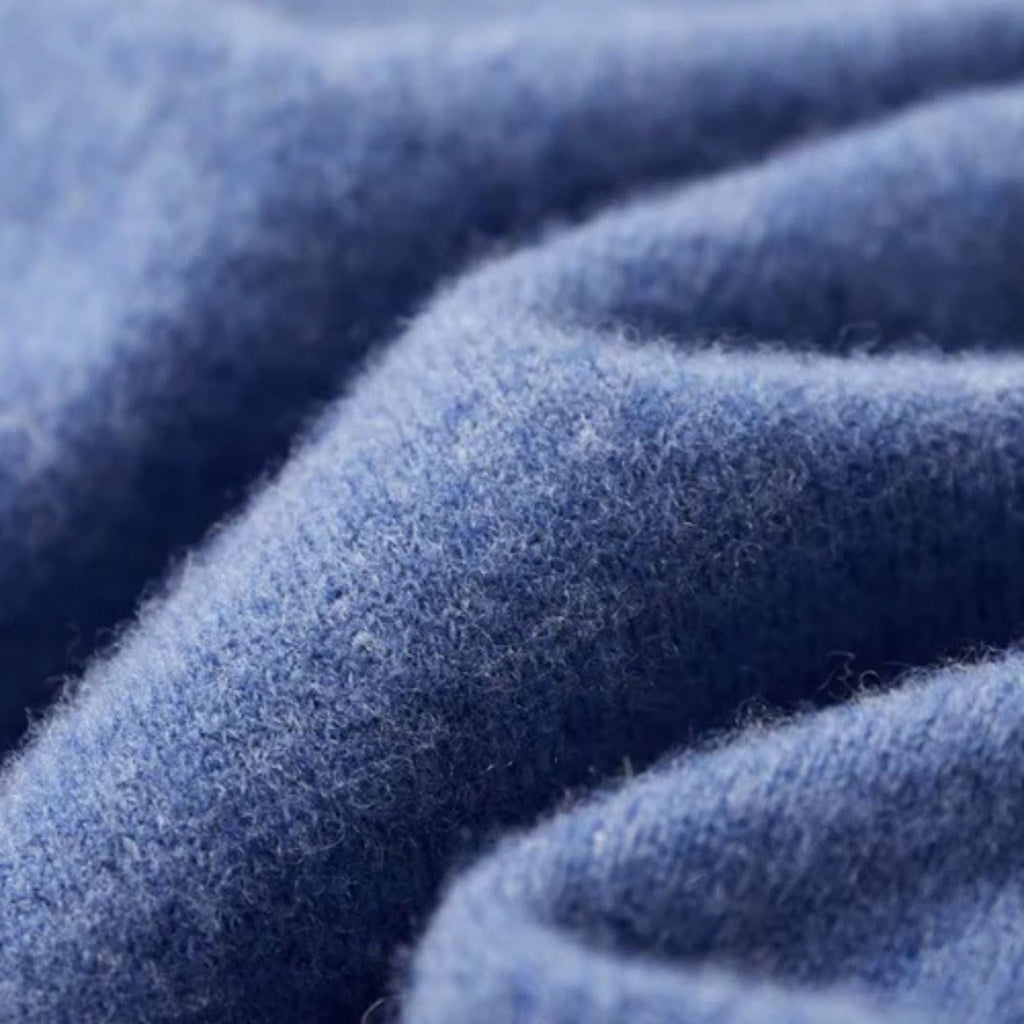 The Vienna Merino Wool Quarter Zip Polo