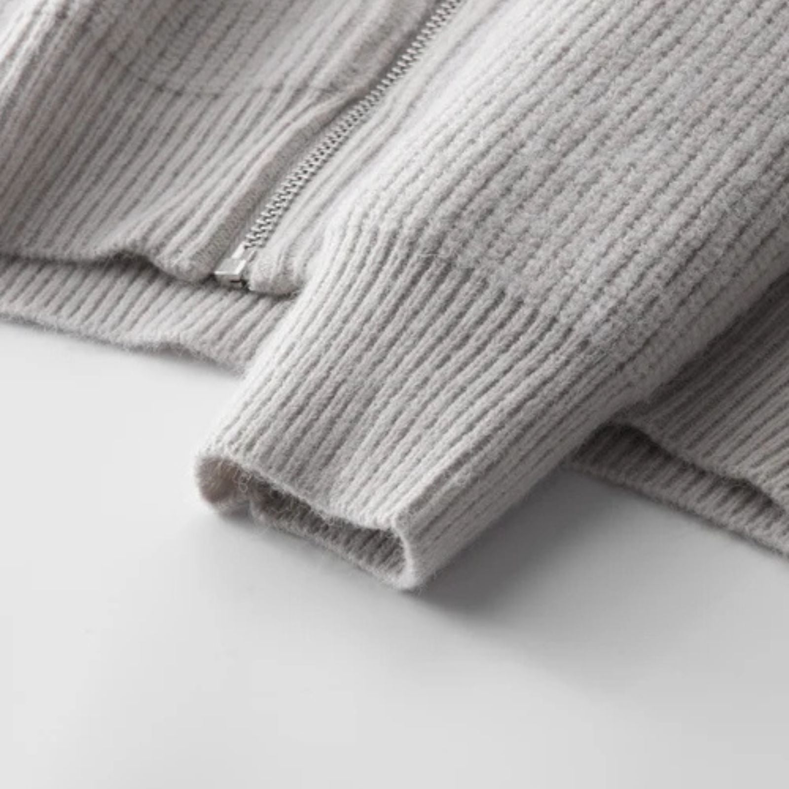 The Amalfi Wool Zipper Vest