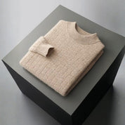 The Oslo Merino Wool Mock Neck Sweater