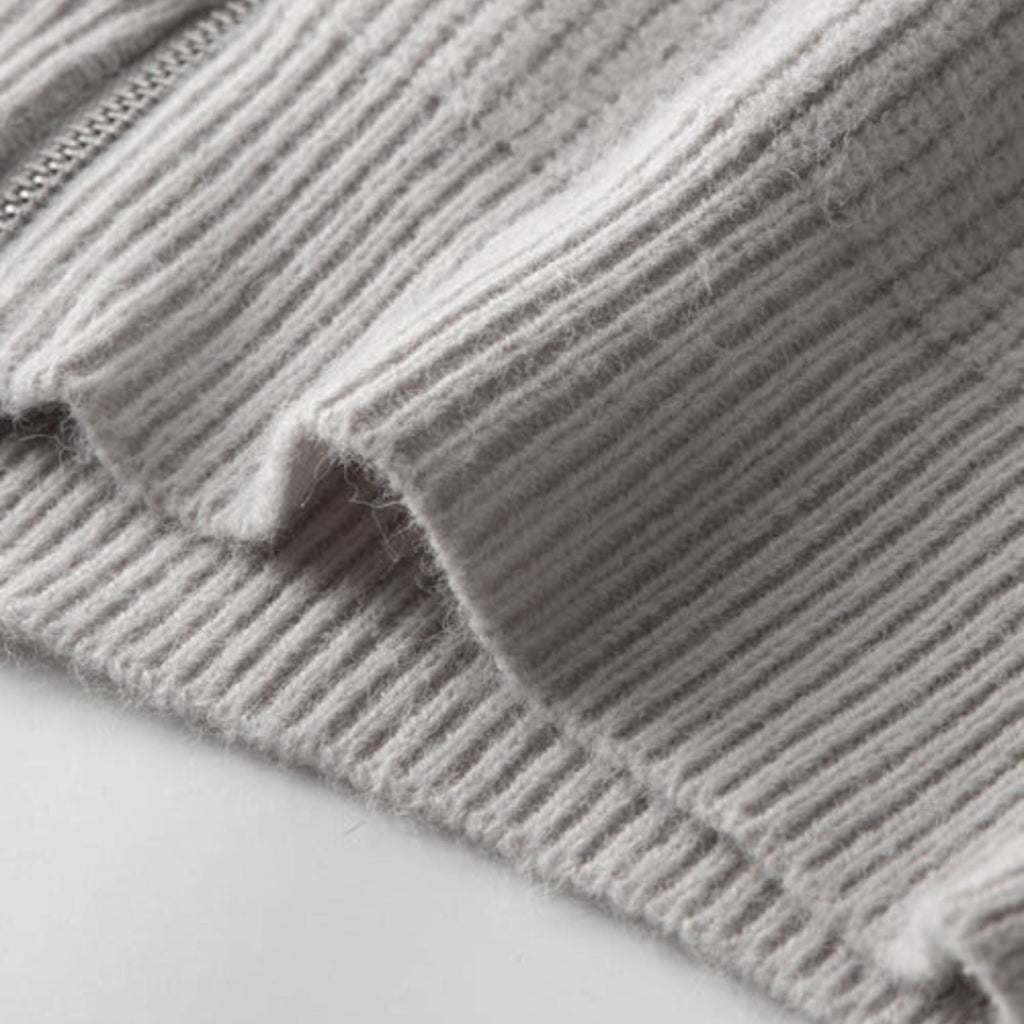 The Amalfi Wool Zipper Vest