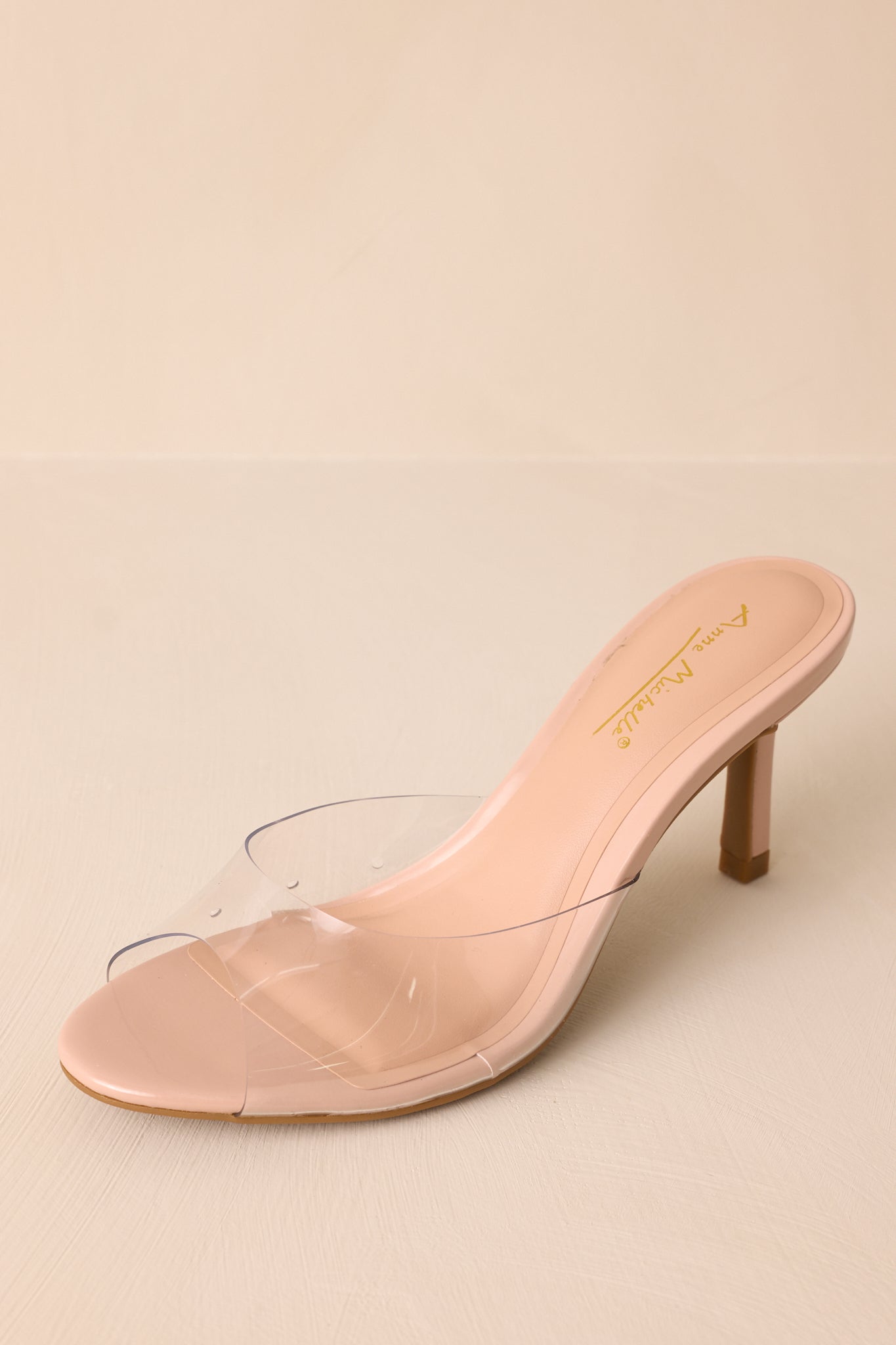 Into the Mystic Nude and Clear Heels