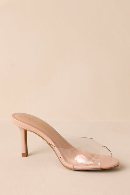 Into the Mystic Nude and Clear Heels