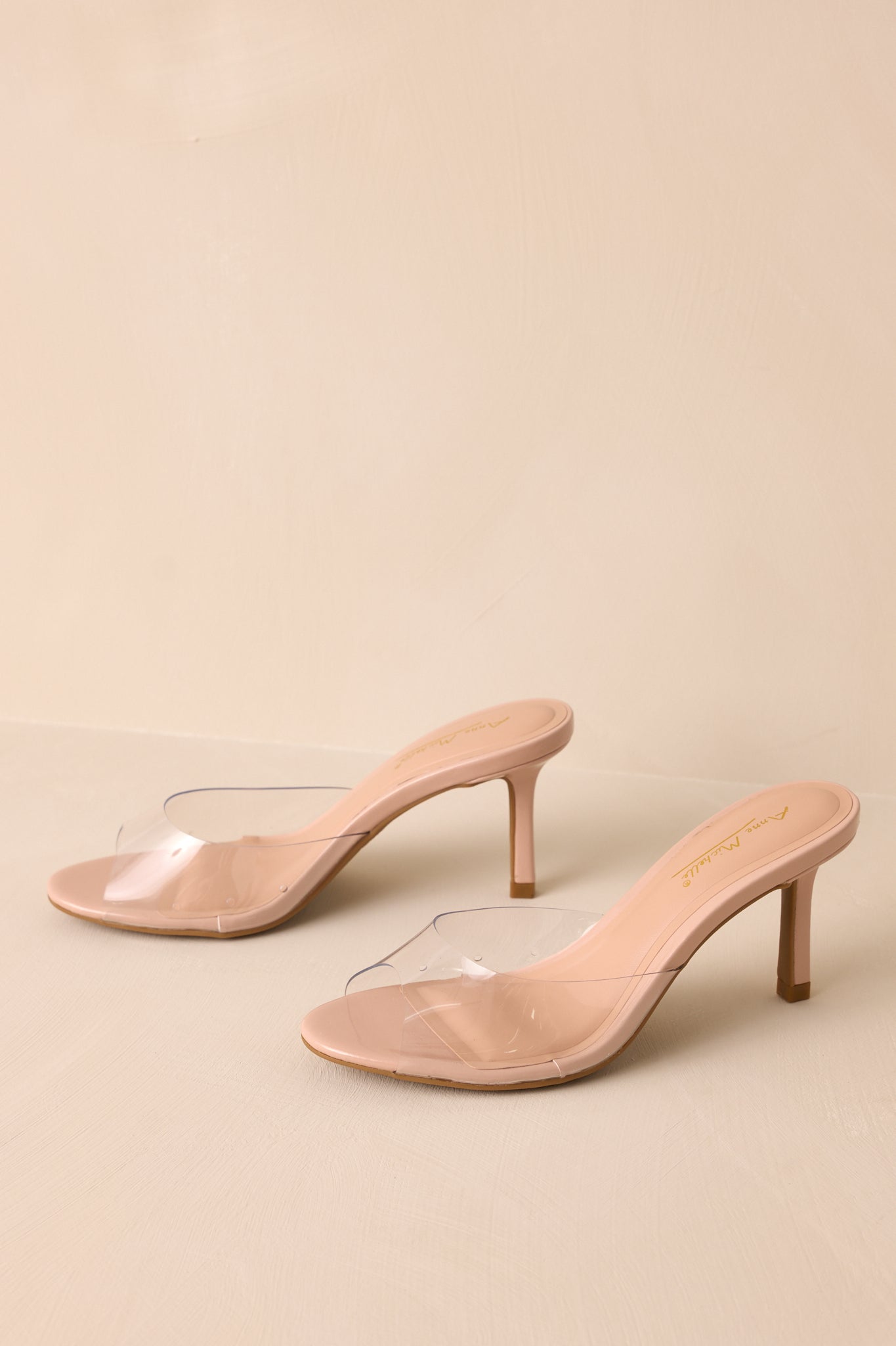 Into the Mystic Nude and Clear Heels