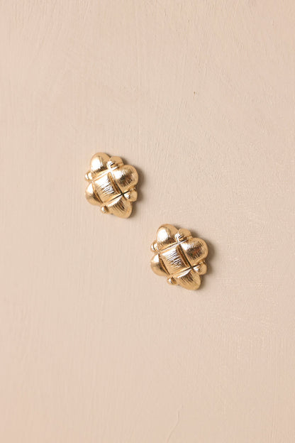 Call Back Vintage Gold Geometrical Earrings