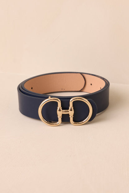 Catch My Drift Navy Belt