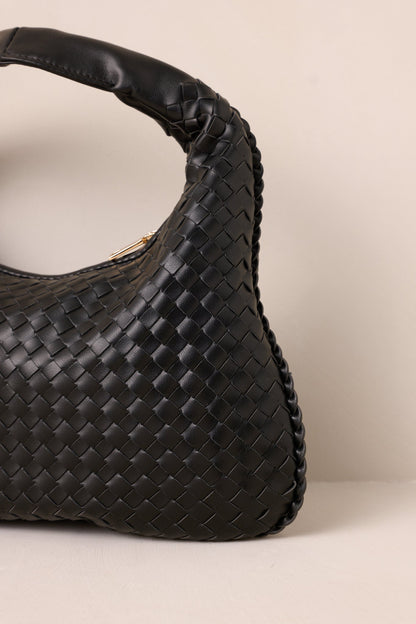 Dream Of The Fleet Black Woven Handbag