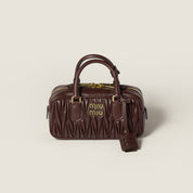 Arcadie matelassé nappa leather bag
