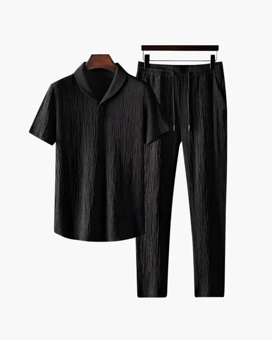 Cotton Polo & Pantalon Suit