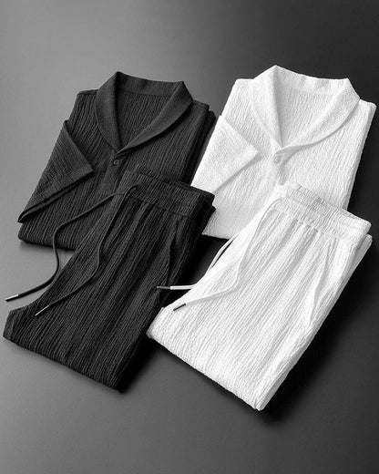 Cotton Polo & Pantalon Suit