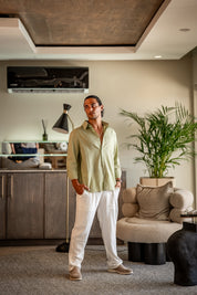 Old Money Linen Combo (Longsleeve) VIP