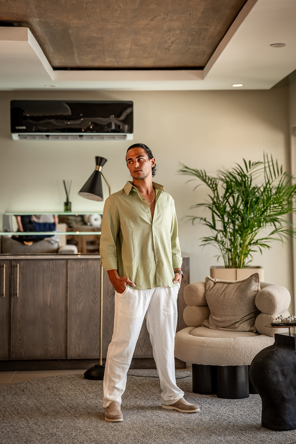 Old Money Linen Combo (Longsleeve) VIP