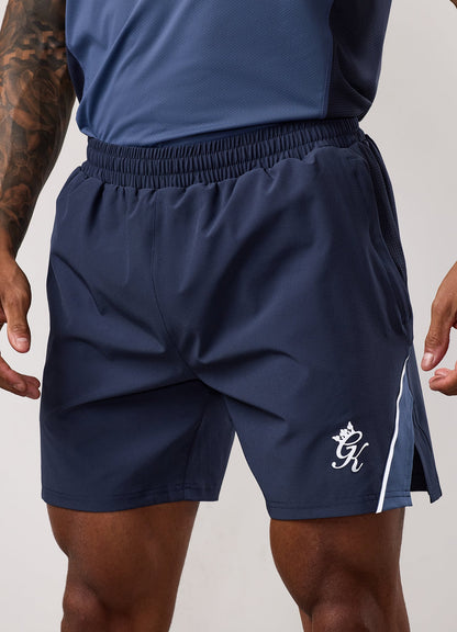 Gym King Flex 2.0 Short - Dark Denim/Faded Indigo