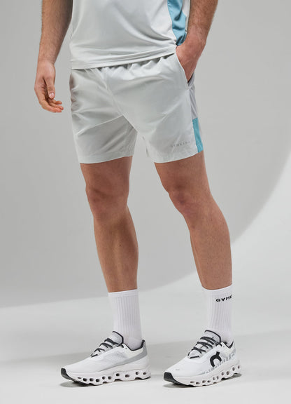 Gym King Focus Woven Short - Light Grey/Urban Grey