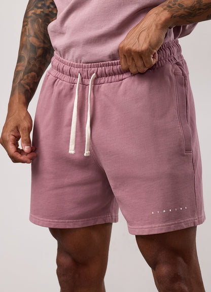 Gym King Purpose Washed Short - Dusky Mauve