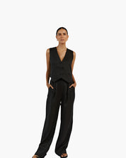 Classy Lady - Linen Two-piece Set