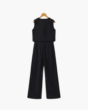 Classy Lady - Linen Two-piece Set