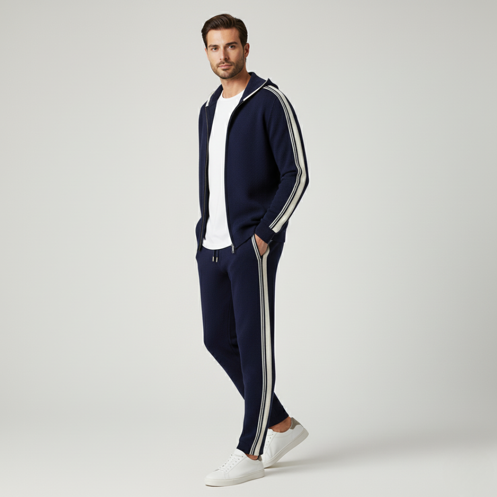 100% CASHMERE DAMIEN TRACKSUIT