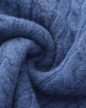 100% Cashmere Woven Half Zip
