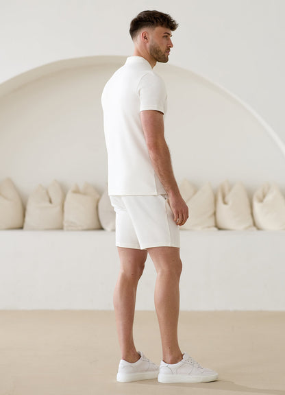 Gym King Portals Texture Short - Cream