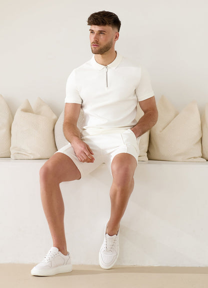 Gym King Portals Texture Short - Cream