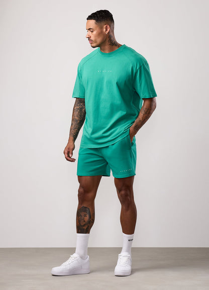 Gym King Purpose Washed Tee - Aqua Teal