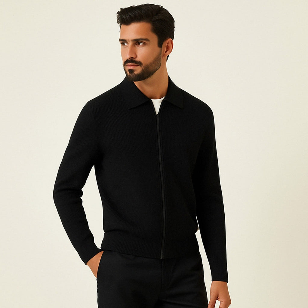 The Oxford Wool Turtleneck Vest