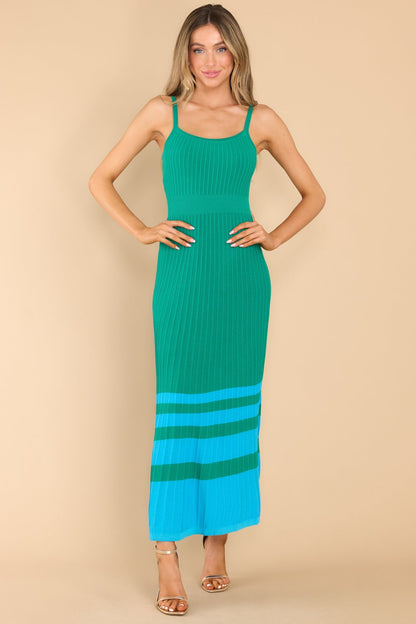 Floating On By Green Maxi Dress