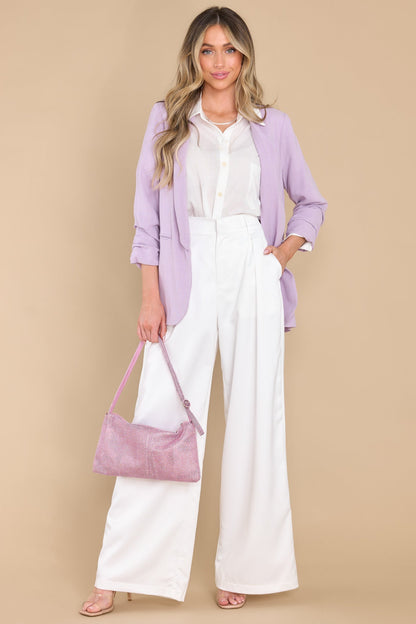 It's My Call Lilac Blazer