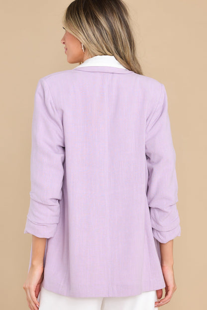 It's My Call Lilac Blazer